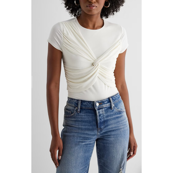 NWOT Express Contour Twist Front Tee - Picture 3 of 5